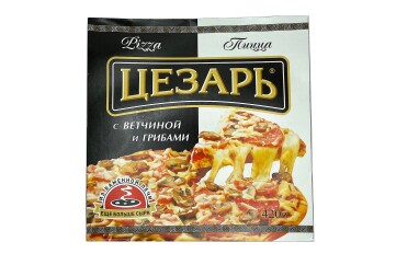 Цезарь Пицца с ветчиной и грибами 420г Россия